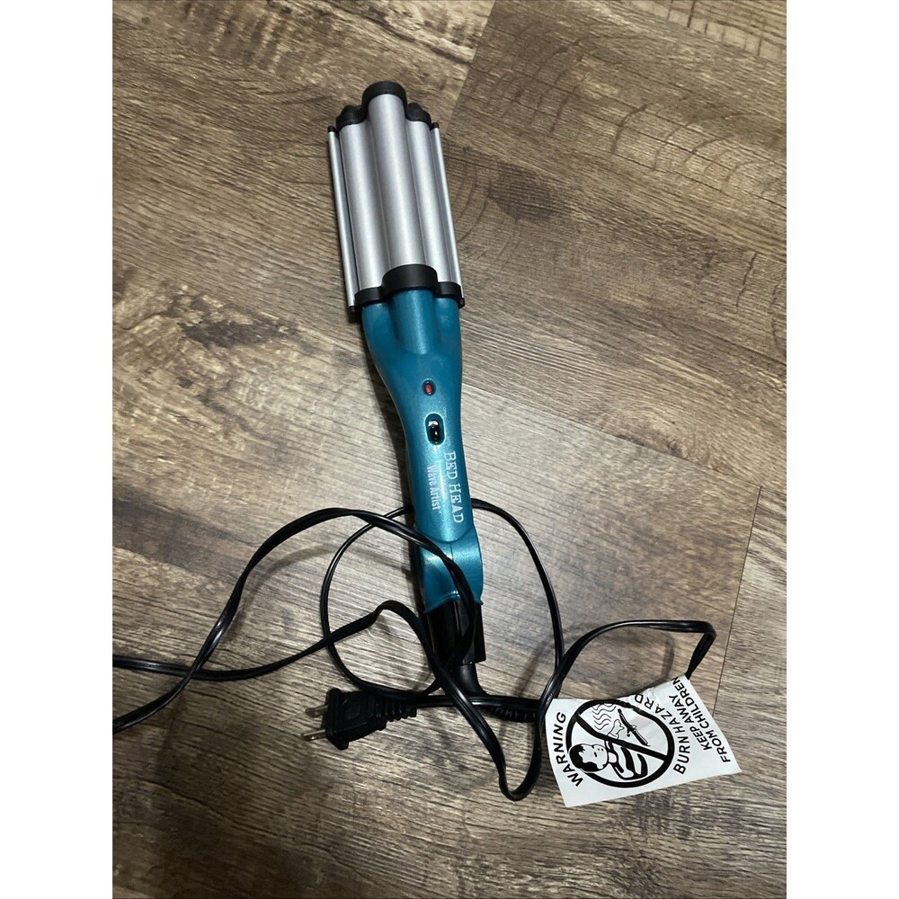 Bed Head TIGI Wave Artist Styling Hot Iron Turquoise Blue Tested Works BH305